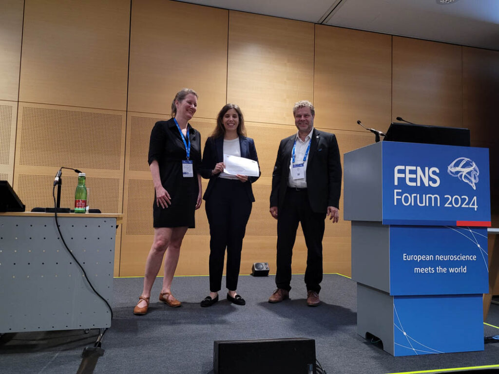 Awardee: Dr. Ana Dorrego-Rivas; EPNA 2023 Award ceremony 