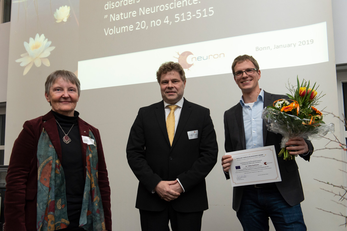 Marlies Dorlöchter, Erkki Raulo and EPNA Awardee 2018 Tobias-Kaufmann