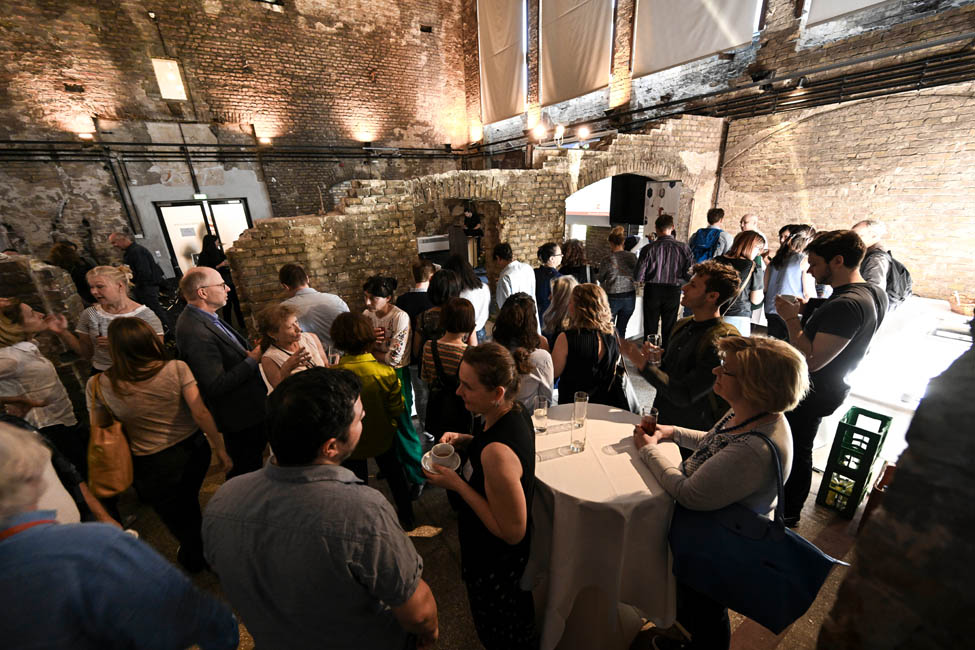 Coffee break at ERA-NET NEURON Midterm Symposium, May 2024, Berlin.