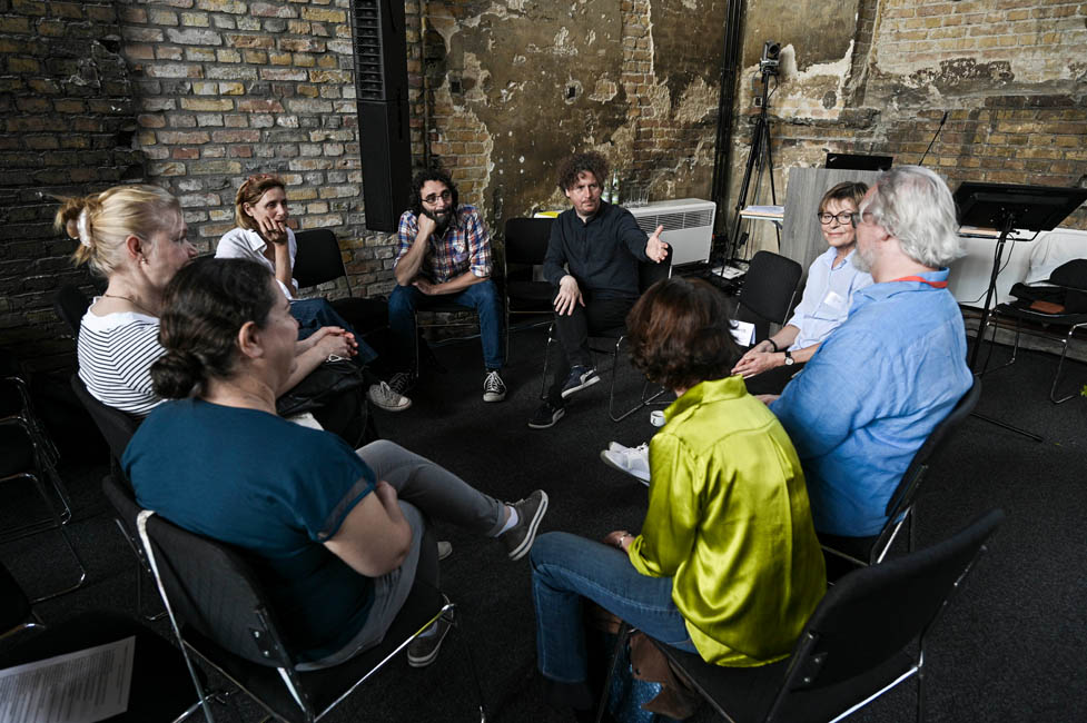 World café discussions, Moderator: Hella Lichtenberg, ERA-NET NEURON Midterm Symposium, May 2024, Berlin.