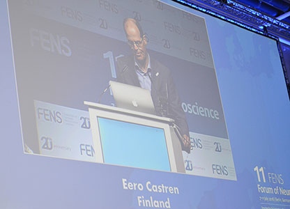 Eero Castren at FENS FORUM 2018