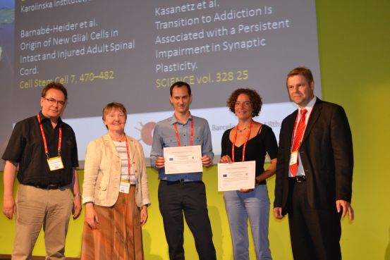 From left to right: Jean-Pierre Hornung, Marlies Dorloechter, Fernando Kasanetz, Fanie Barnabé-Heider and Erkki Raulo