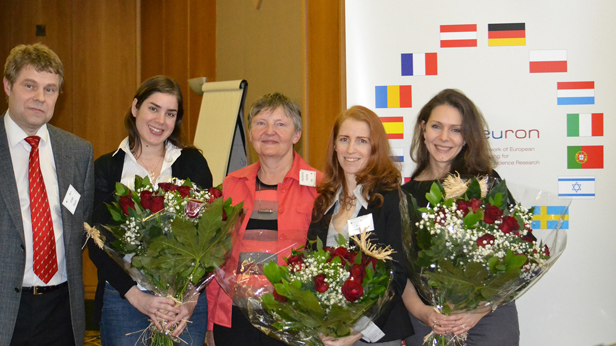 From left: Dr. Erkki Raulo, Inbal Benhar, Dr. Marlies Dorlöchter, Dr. Anat London and Elena Itskovichr