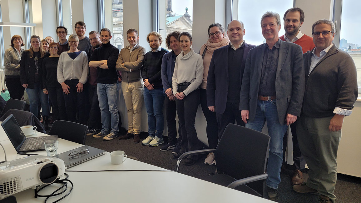 group photo at Open Science workshop in Berlin